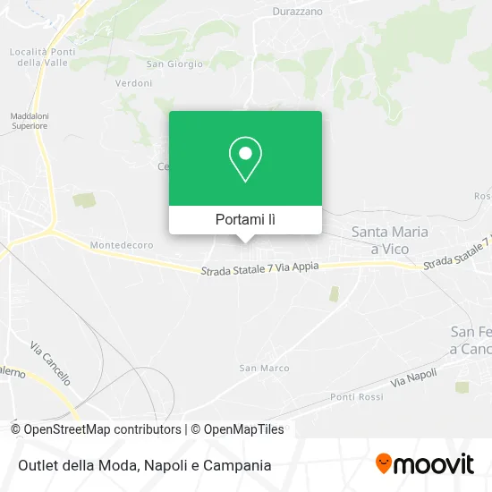 Mappa Outlet della Moda
