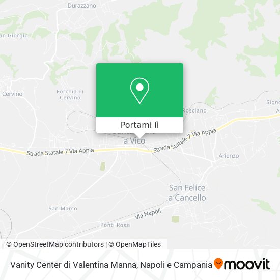 Mappa Vanity Center di Valentina Manna