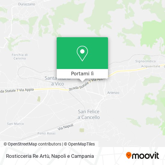 Mappa Rosticceria Re Artù