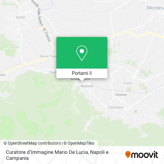 Mappa Curatore d'Immagine Mario De Lucia
