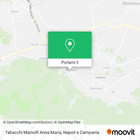 Mappa Tabacchi Mainolfi Anna Maria