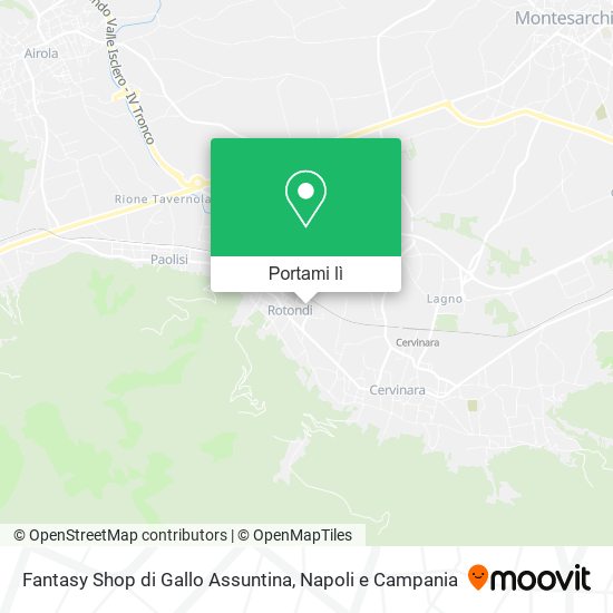 Mappa Fantasy Shop di Gallo Assuntina
