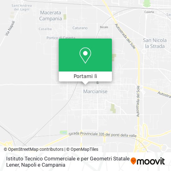 Mappa Istituto Tecnico Commerciale e per Geometri Statale Lener