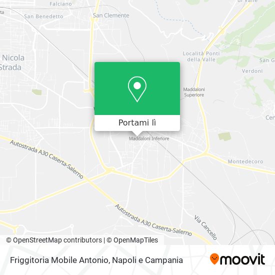 Mappa Friggitoria Mobile Antonio