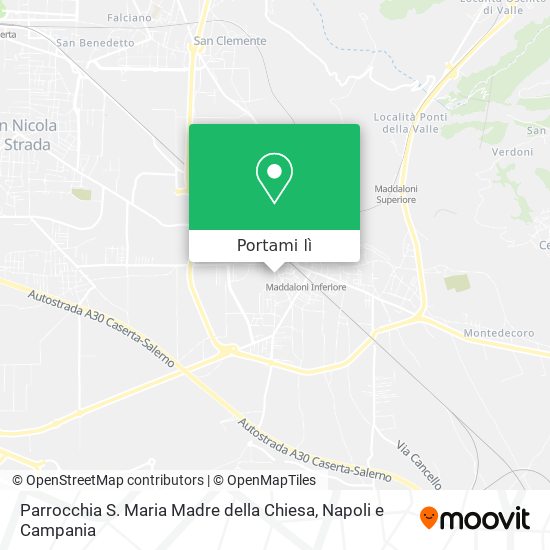 Mappa Parrocchia S. Maria Madre della Chiesa
