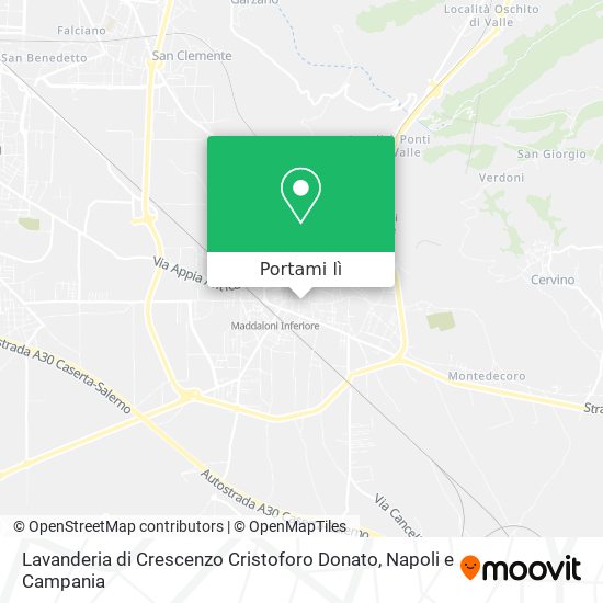 Mappa Lavanderia di Crescenzo Cristoforo Donato