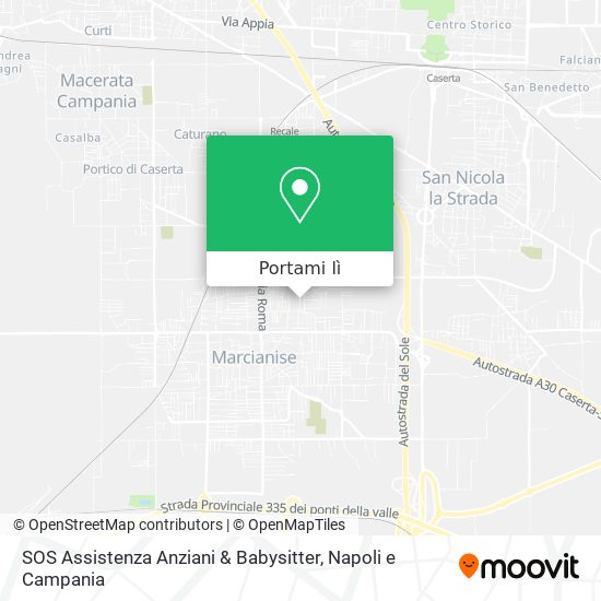 Mappa SOS Assistenza Anziani & Babysitter