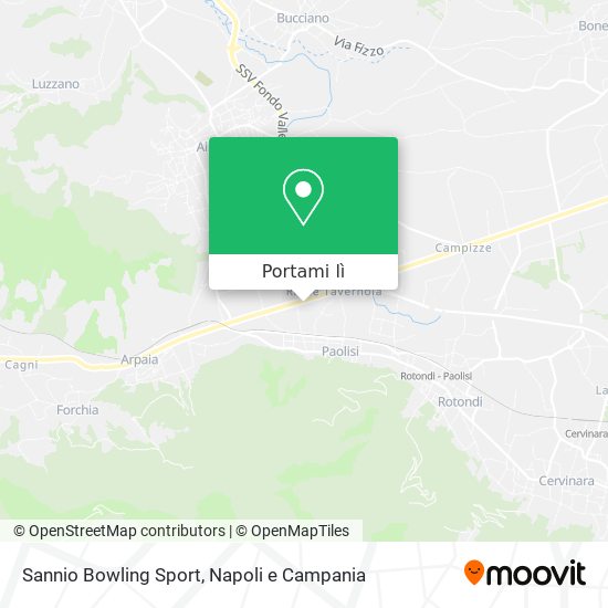 Mappa Sannio Bowling Sport