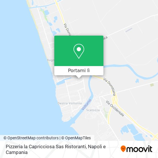 Mappa Pizzeria la Capricciosa Sas Ristoranti
