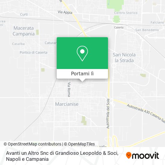 Mappa Avanti un Altro Snc di Grandioso Leopoldo & Soci