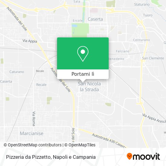 Mappa Pizzeria da Pizzetto