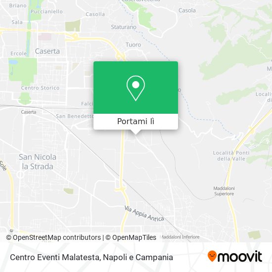 Mappa Centro Eventi Malatesta