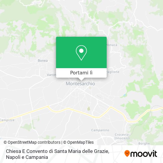 Mappa Chiesa E Convento di Santa Maria delle Grazie