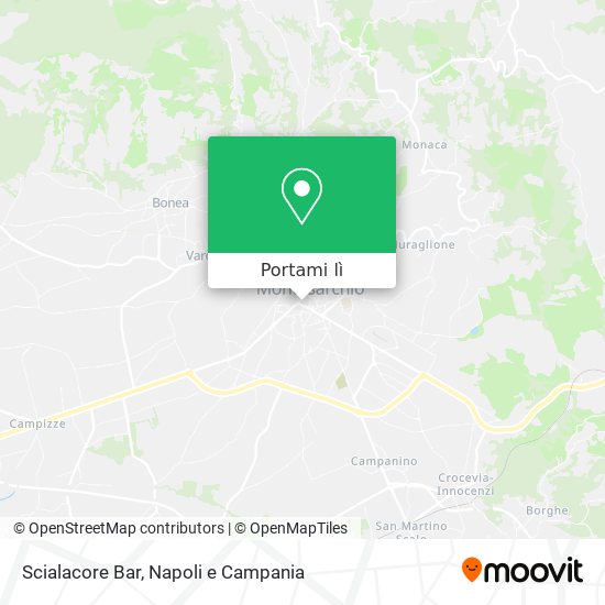 Mappa Scialacore Bar