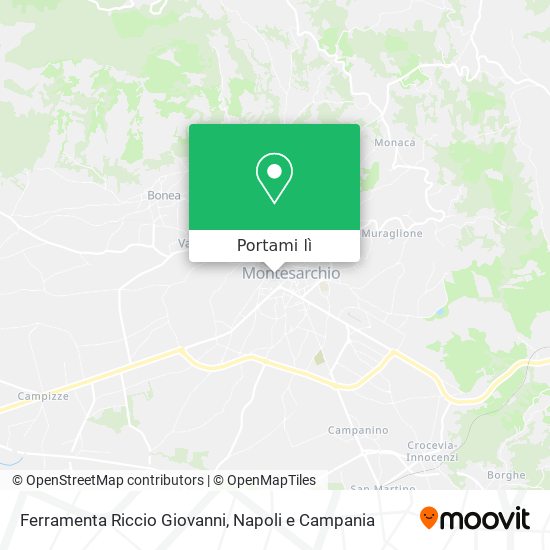 Mappa Ferramenta Riccio Giovanni