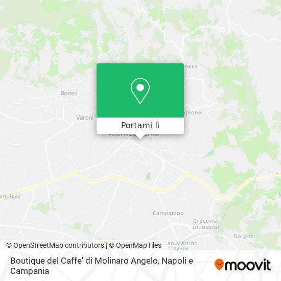 Mappa Boutique del Caffe' di Molinaro Angelo