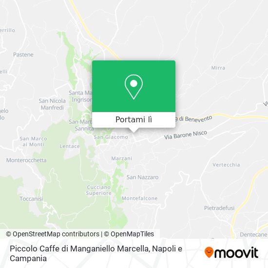 Mappa Piccolo Caffe di Manganiello Marcella