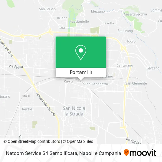 Mappa Netcom Service Srl Semplificata