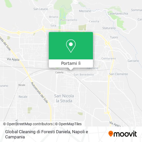 Mappa Global Cleaning di Foresti Daniela
