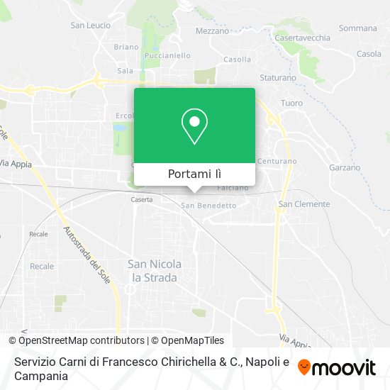 Mappa Servizio Carni di Francesco Chirichella & C.
