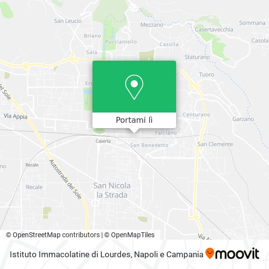 Mappa Istituto Immacolatine di Lourdes