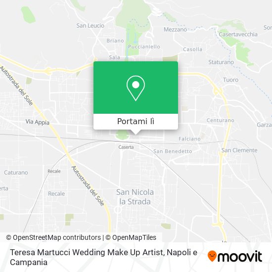 Mappa Teresa Martucci Wedding Make Up Artist