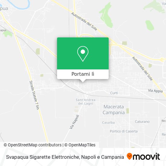 Mappa Svapaqua Sigarette Elettroniche
