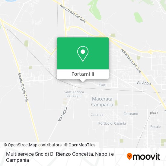 Mappa Multiservice Snc di Di Rienzo Concetta