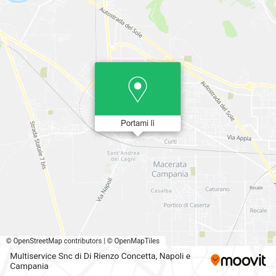 Mappa Multiservice Snc di Di Rienzo Concetta