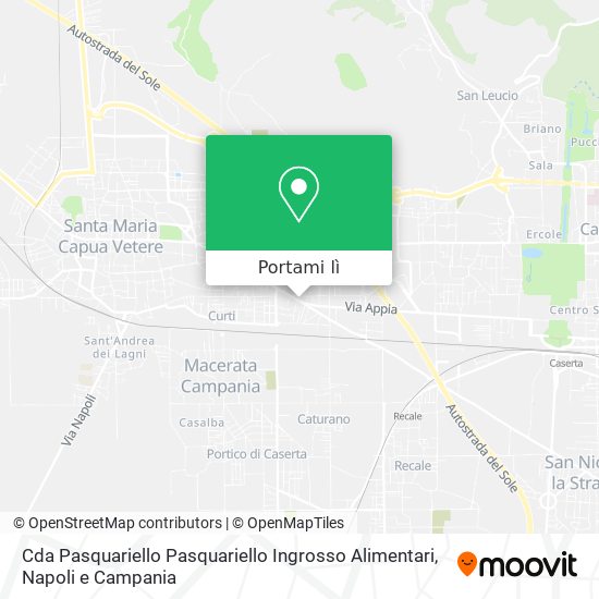 Mappa Cda Pasquariello Pasquariello Ingrosso Alimentari