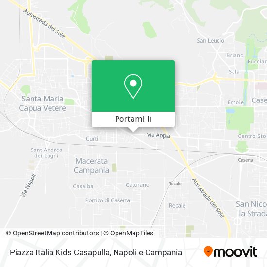 Mappa Piazza Italia Kids Casapulla