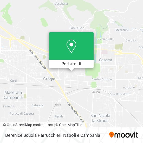 Mappa Berenice Scuola Parrucchieri