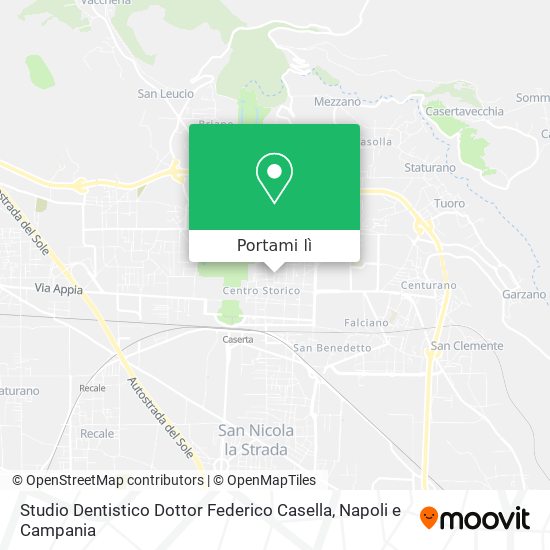 Mappa Studio Dentistico Dottor Federico Casella