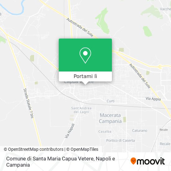 Mappa Comune di Santa Maria Capua Vetere
