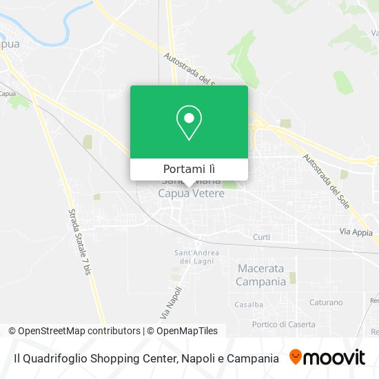 Mappa Il Quadrifoglio Shopping Center