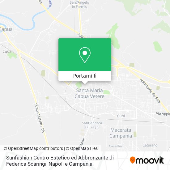 Mappa Sunfashion Centro Estetico ed Abbronzante di Federica Scaringi