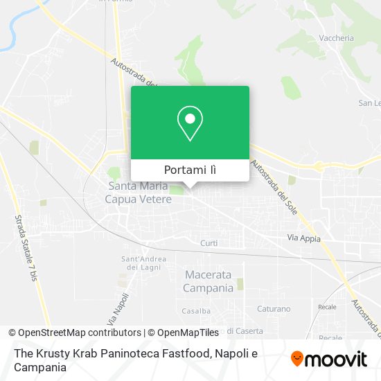 Mappa The Krusty Krab Paninoteca Fastfood