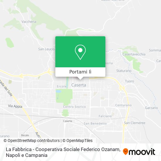 Mappa La Fabbrica - Cooperativa Sociale Federico Ozanam