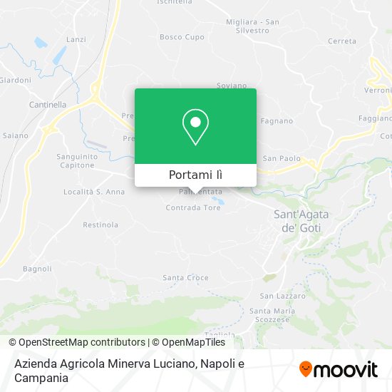 Mappa Azienda Agricola Minerva Luciano