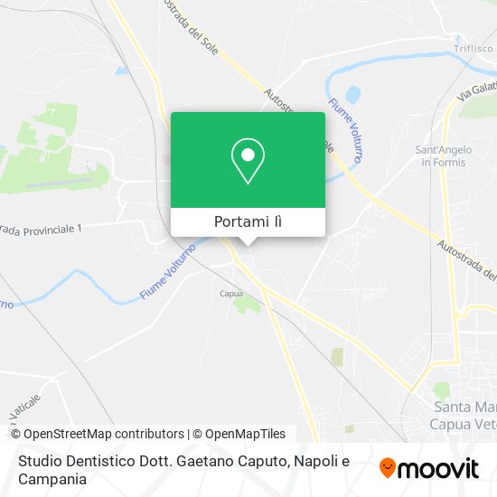 Mappa Studio Dentistico Dott. Gaetano Caputo