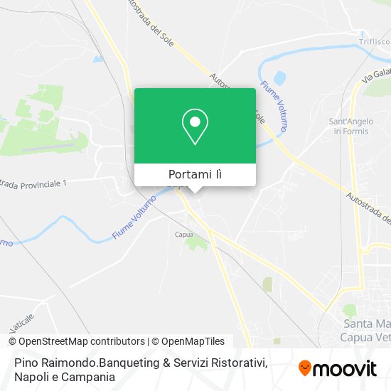 Mappa Pino Raimondo.Banqueting & Servizi Ristorativi