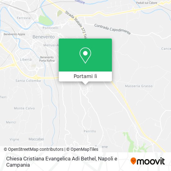 Mappa Chiesa Cristiana Evangelica Adi Bethel