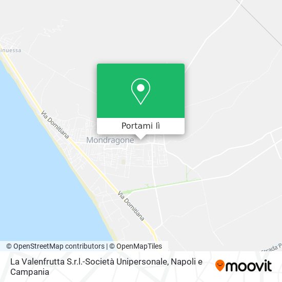 Mappa La Valenfrutta S.r.l.-Società Unipersonale