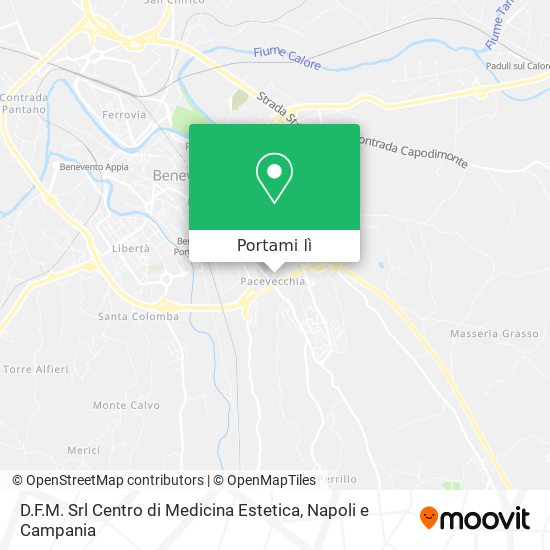 Mappa D.F.M. Srl Centro di Medicina Estetica