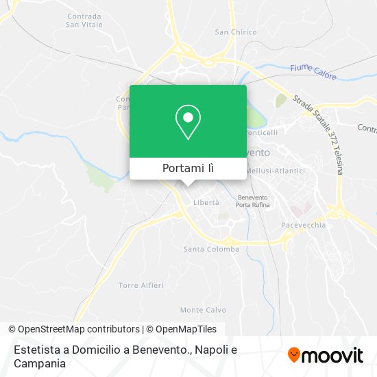 Mappa Estetista a Domicilio a Benevento.