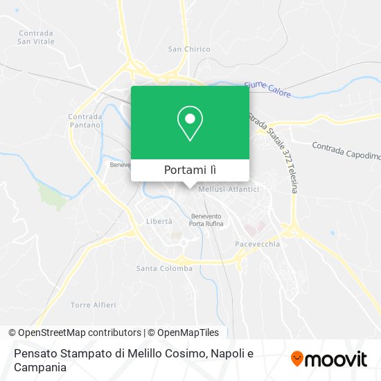 Mappa Pensato Stampato di Melillo Cosimo