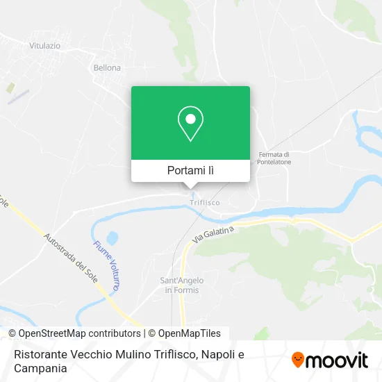 Mappa Ristorante Vecchio Mulino Triflisco