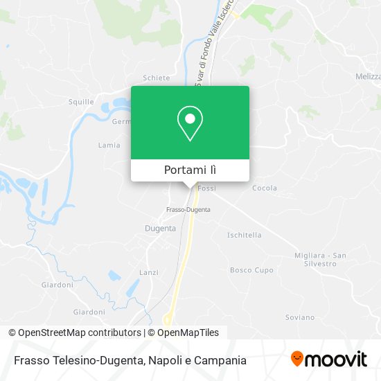 Mappa Frasso Telesino-Dugenta