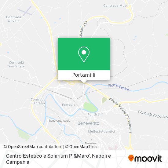 Mappa Centro Estetico e Solarium Pi&Maro'
