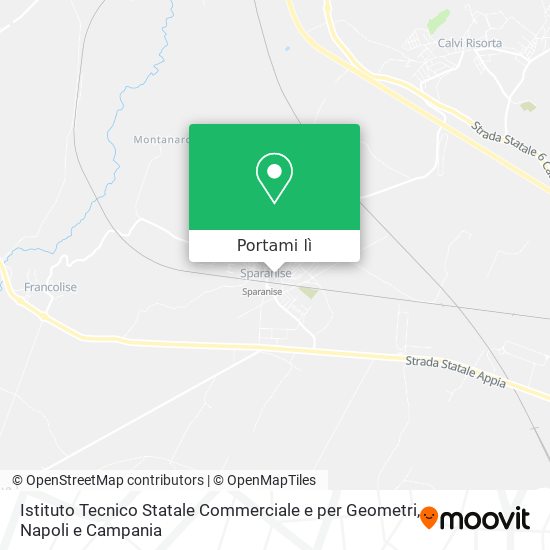 Mappa Istituto Tecnico Statale Commerciale e per Geometri